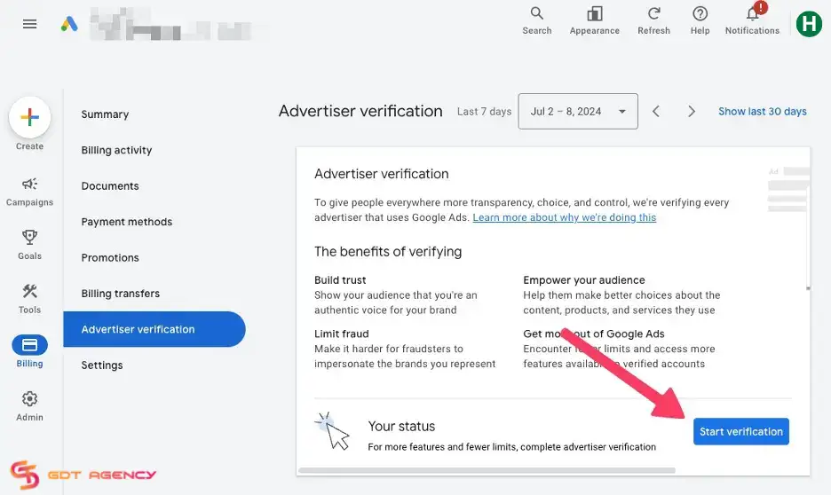 How to Complete Google Ads Account Verification in 2026? 2 Google-Ads-account-verification