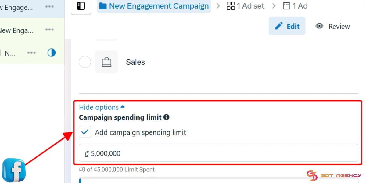 Campaign spending limit