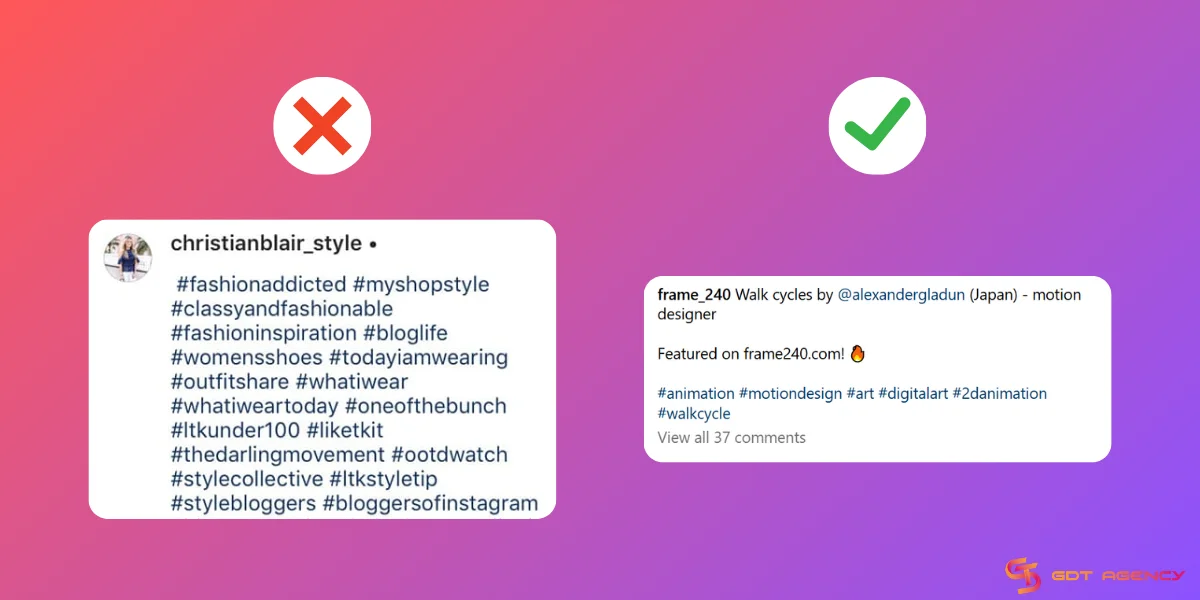 Best Instagram hashtag practices