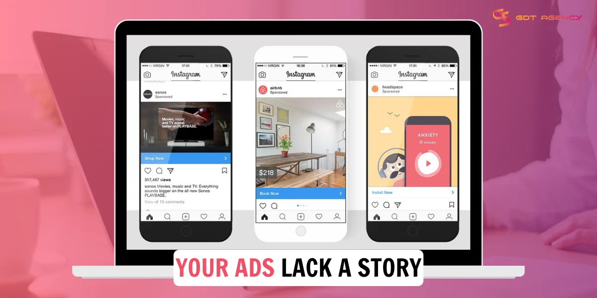 Your ads lacking a story causes ad status not delivering Instagram