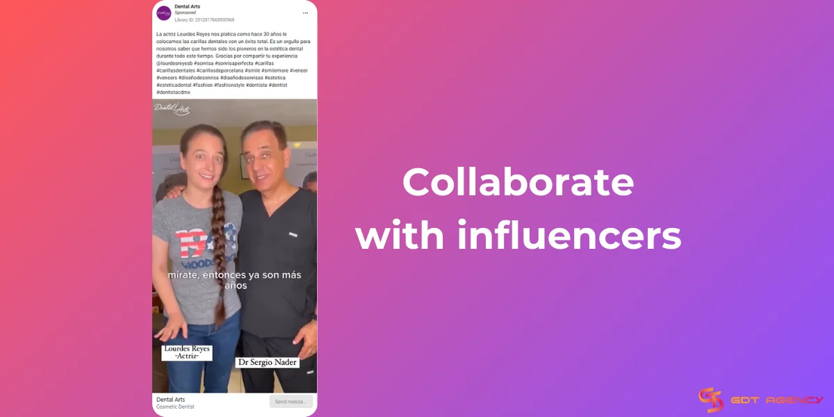 Collaborate with influencers