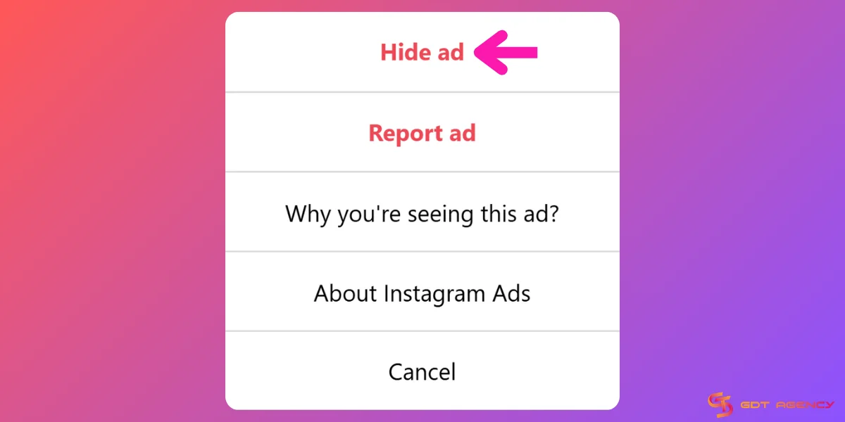 Hide ads