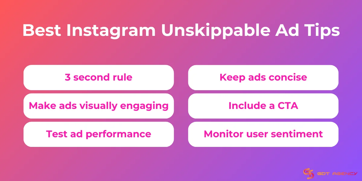 Instagram Unskippable Ad Tips