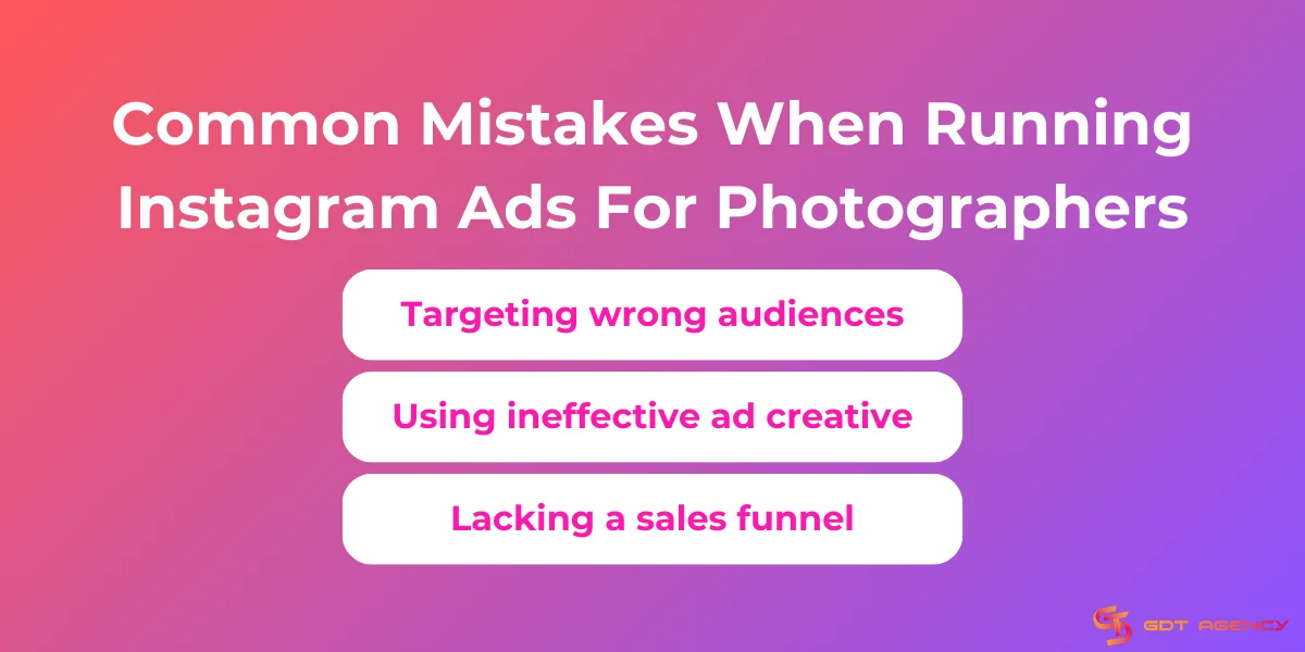 Mistakes When Running Instagram Ads For Photographers