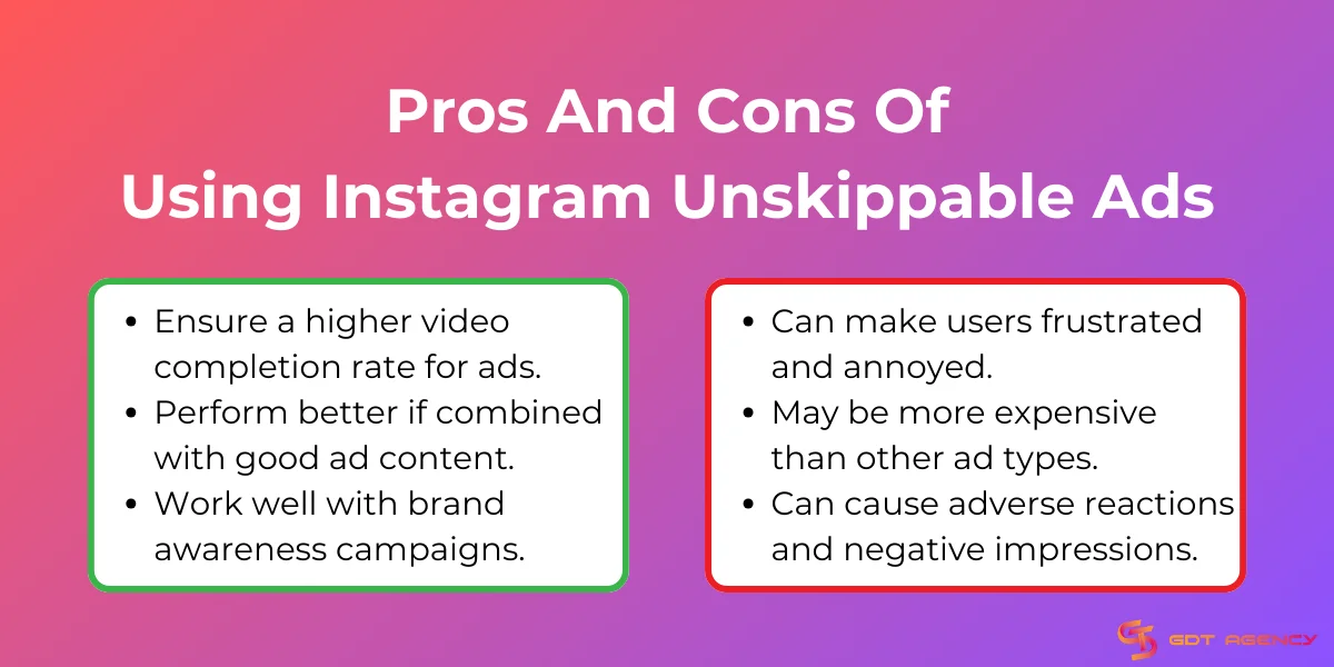 Pros And Cons Of Using Instagram Unskippable Ads