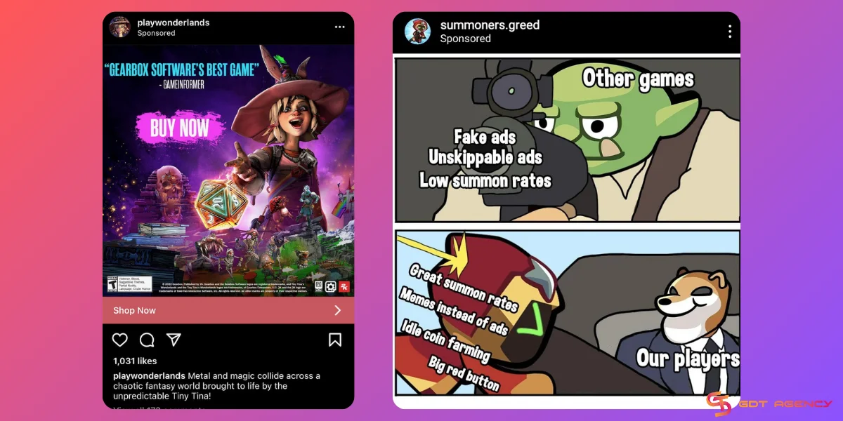 Successful Examples Of Instagram Game Ads