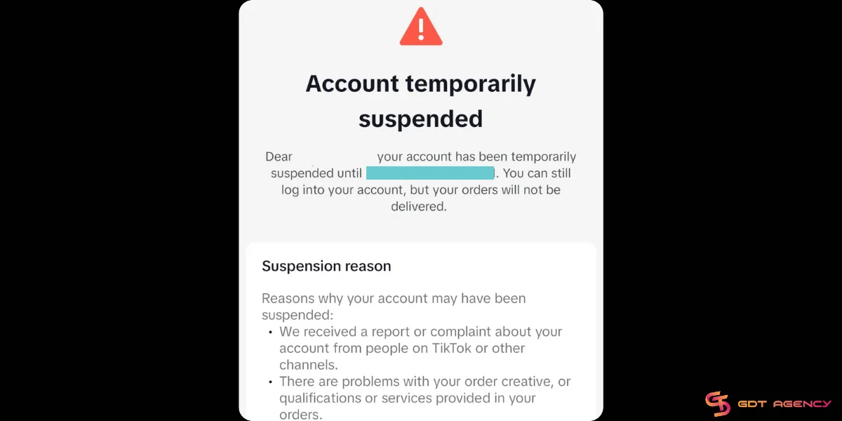 Temporary suspension