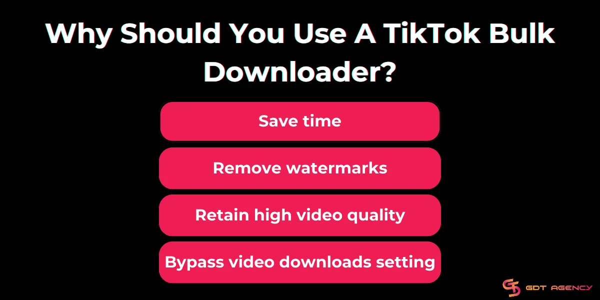 Benefits of a TikTok bulk downloader