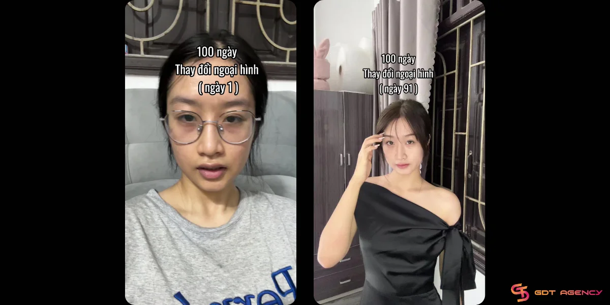 100 day glow up challenge series by Hien Thay Doi