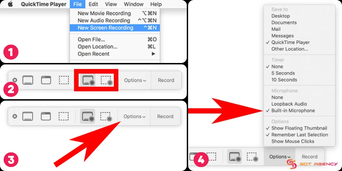 Mac built-in screen recorder