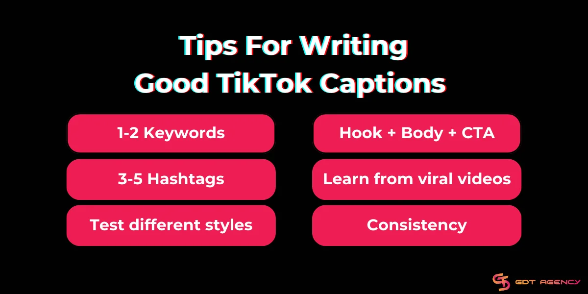 Tips For Writing Good TikTok Captions