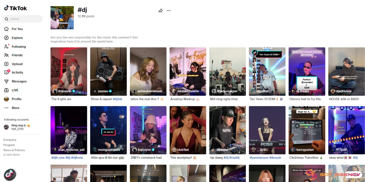 #dj hashtag