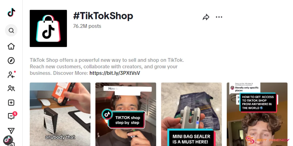 #tiktokshop hashtag