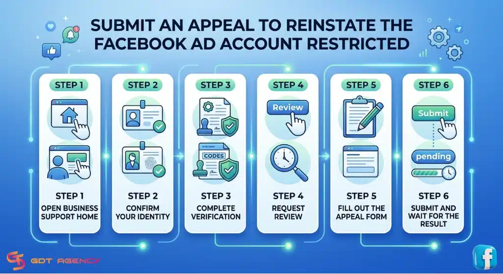 Facebook ad account restricted