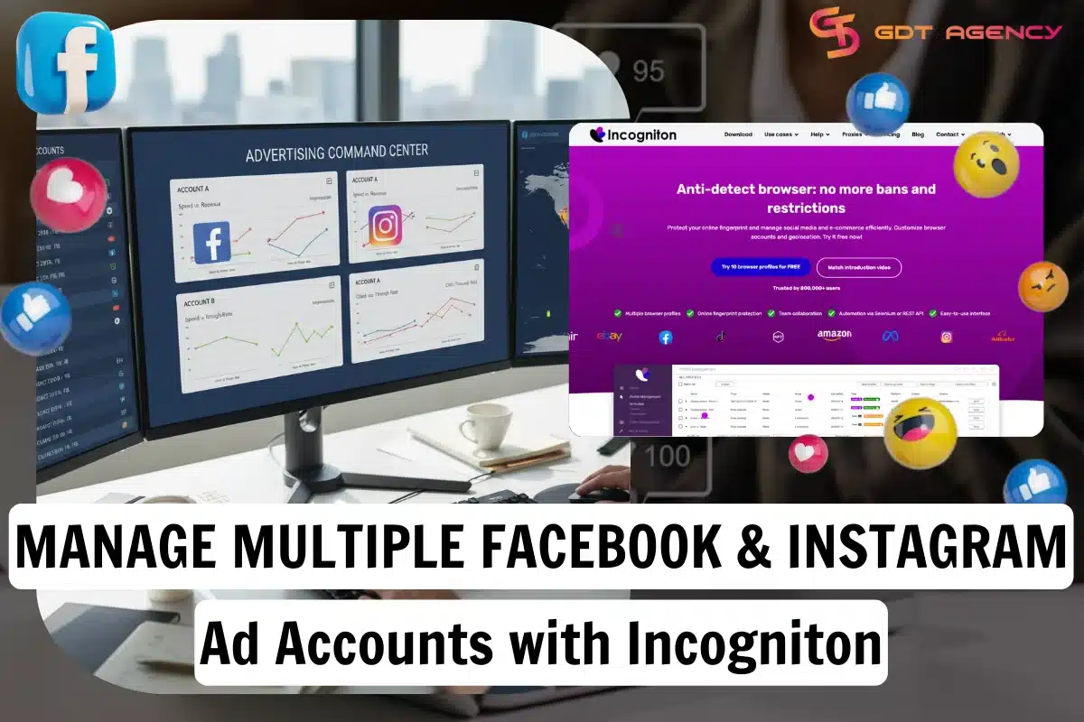 How To Manage Multiple Facebook Ad Accounts with Incogniton