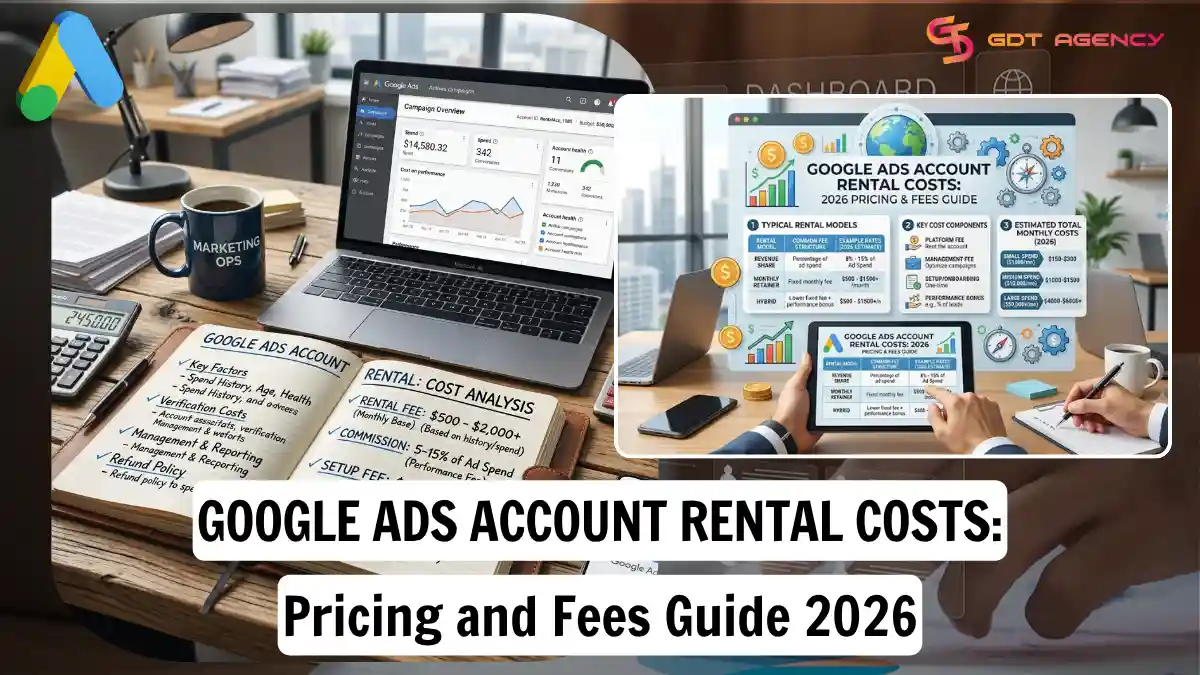Google Ads Account Rental Costs: Pricing and Fees Guide 2026