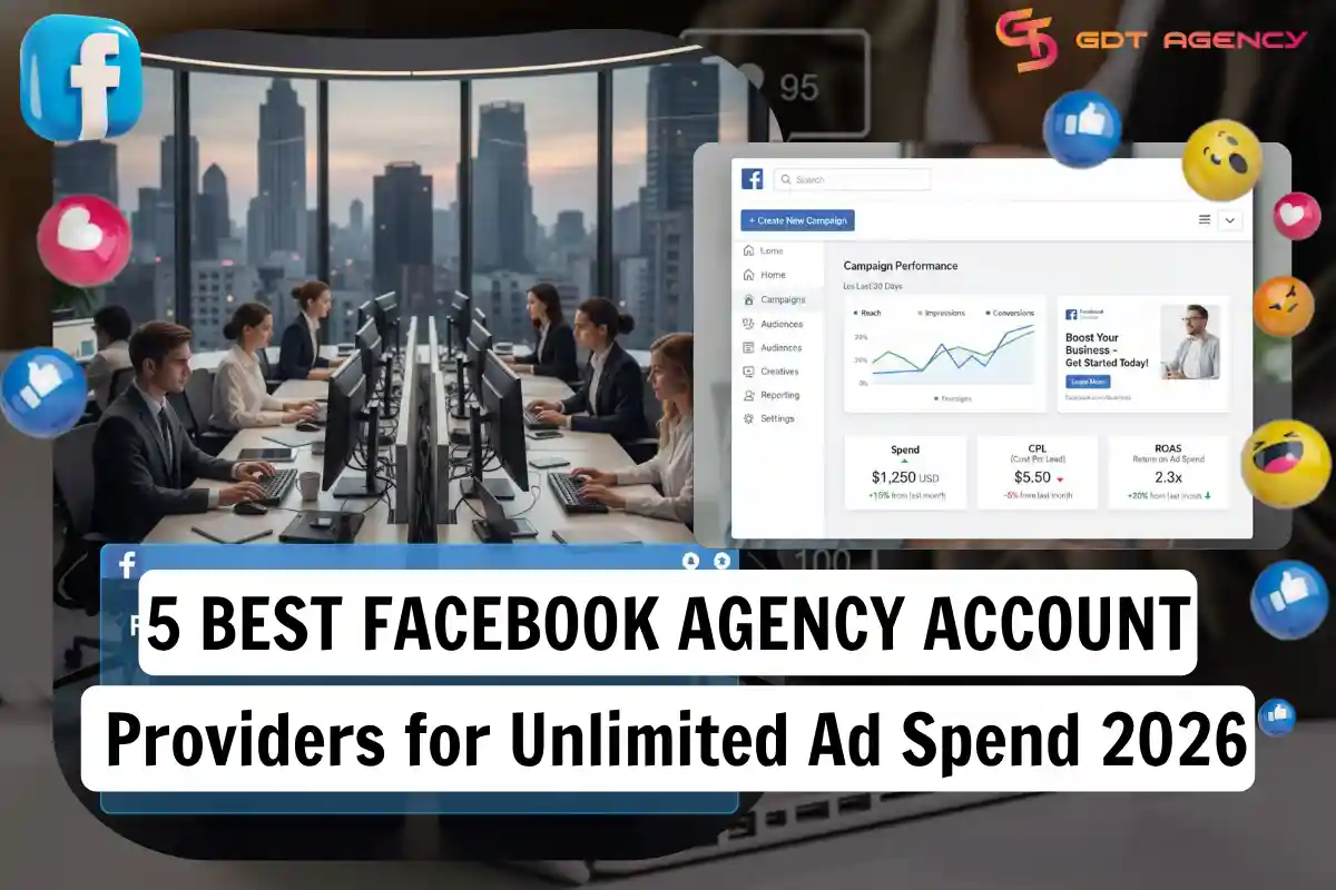5 Best Facebook Agency Ad Account Providers for Unlimited Ad Spend (2026)